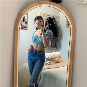 Arielle Crop Top in Sage